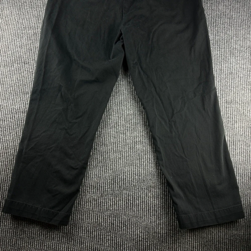 Polo Ralph Lauren Preston Pant Mens 40x30 Black Cotton Chino Straight Trousers